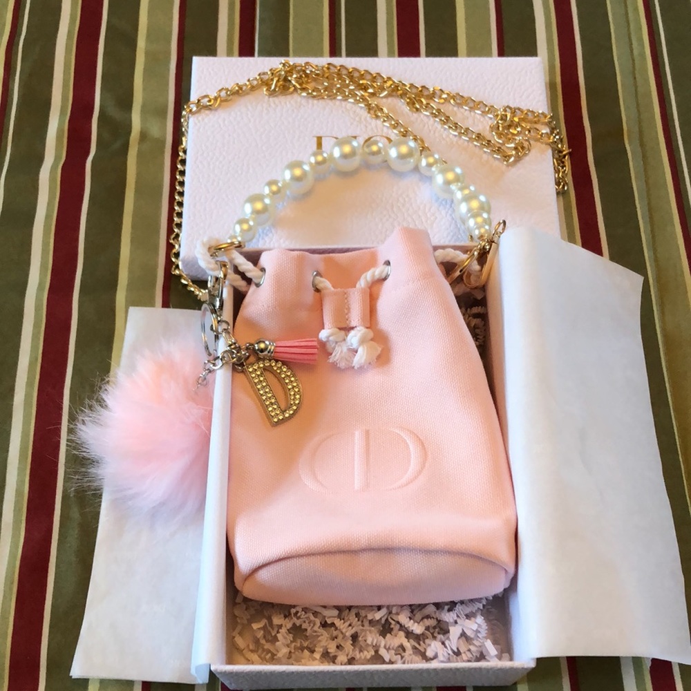 Dior Beaute drawstring pouch